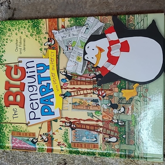 NWT THE BIG PENQUIN PARTY BOOK WITH PETER AND PERCY - Picture 1 of 3